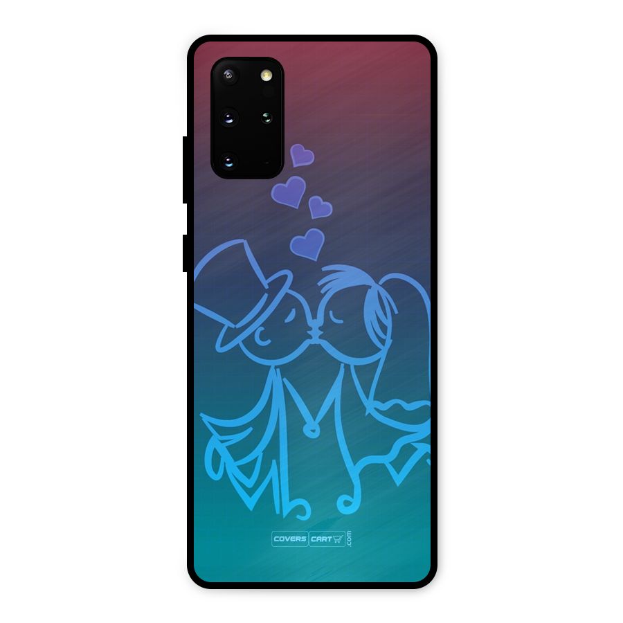 Cute Love Metal Back Case for Galaxy S20 Plus