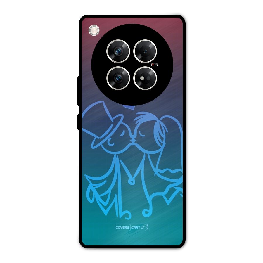 Cute Love Metal Back Case for Infinix Zero 40 5G