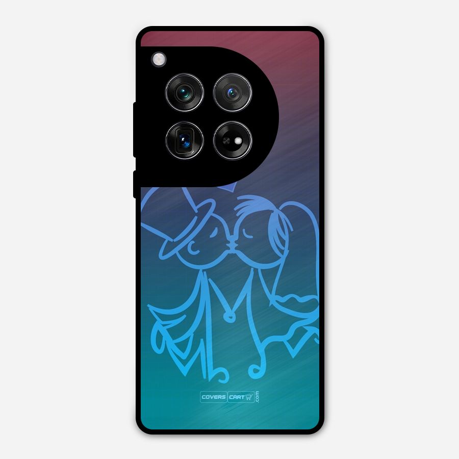 Cute Love Metal Back Case for OnePlus 12