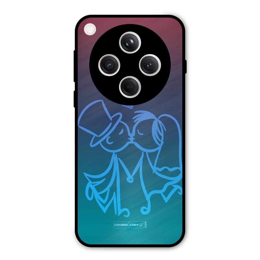 Cute Love Metal Back Case for Oppo Find X8