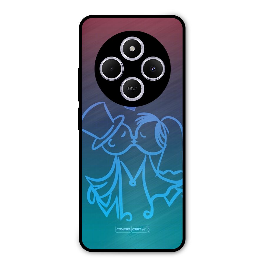 Cute Love Metal Back Case for Poco M7