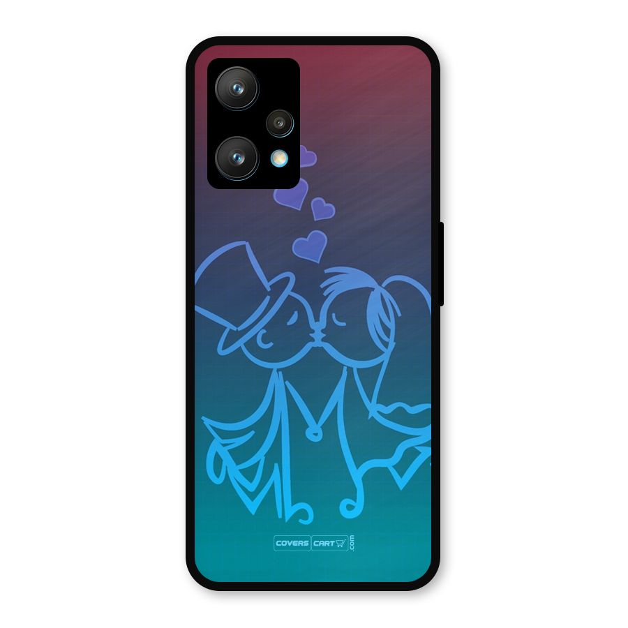 Cute Love Metal Back Case for Realme 9 Pro Plus 5G