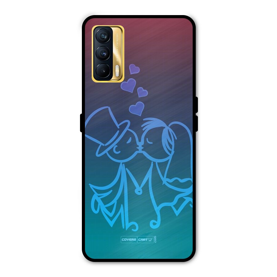 Cute Love Metal Back Case for Realme X7