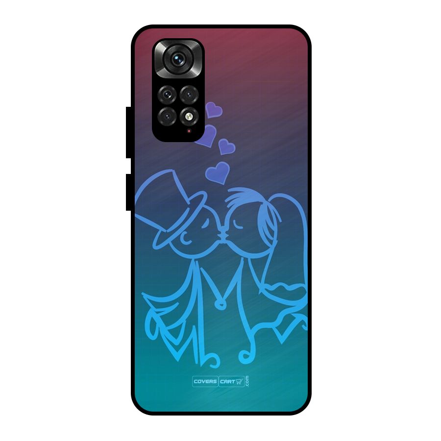 Cute Love Metal Back Case for Redmi Note 11 Pro