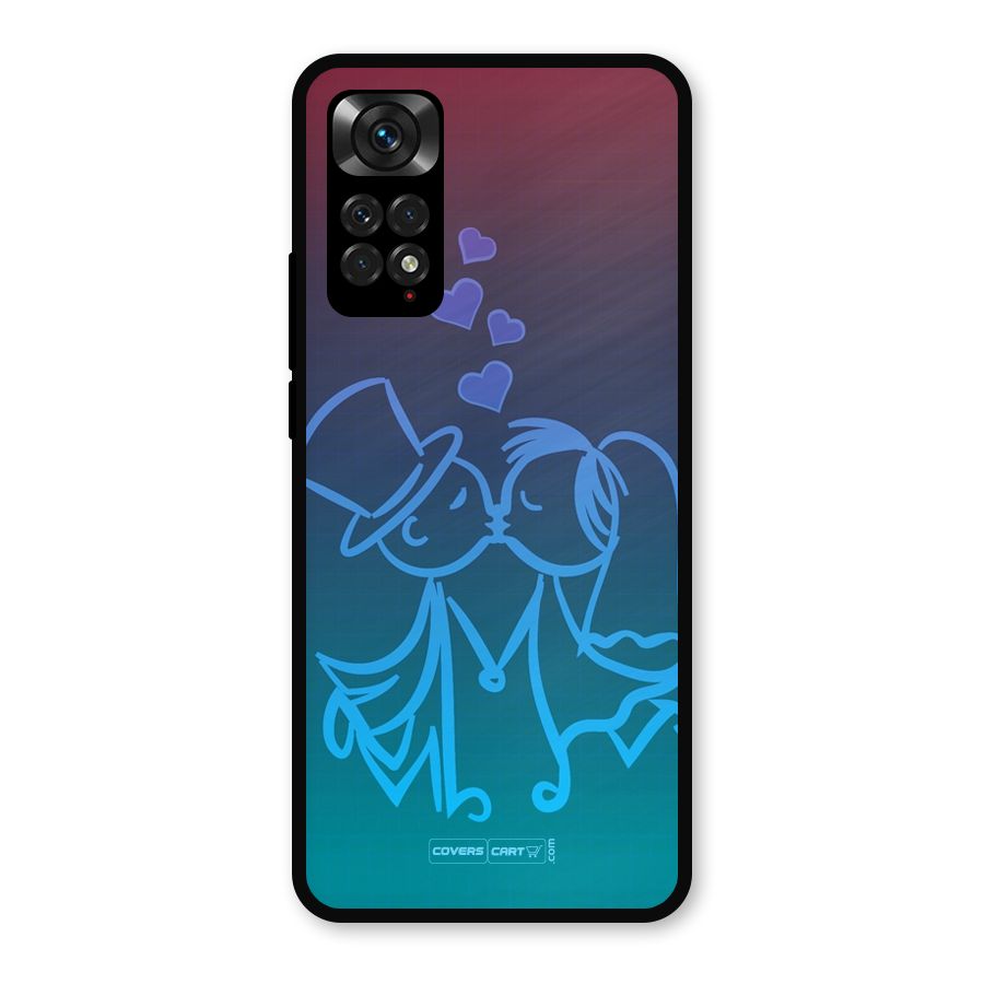 Cute Love Metal Back Case for Redmi Note 11s