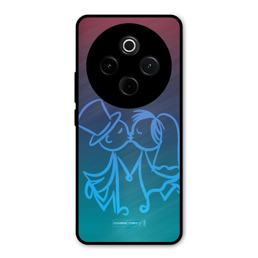 Cute Love Metal Back Case for Vivo T4