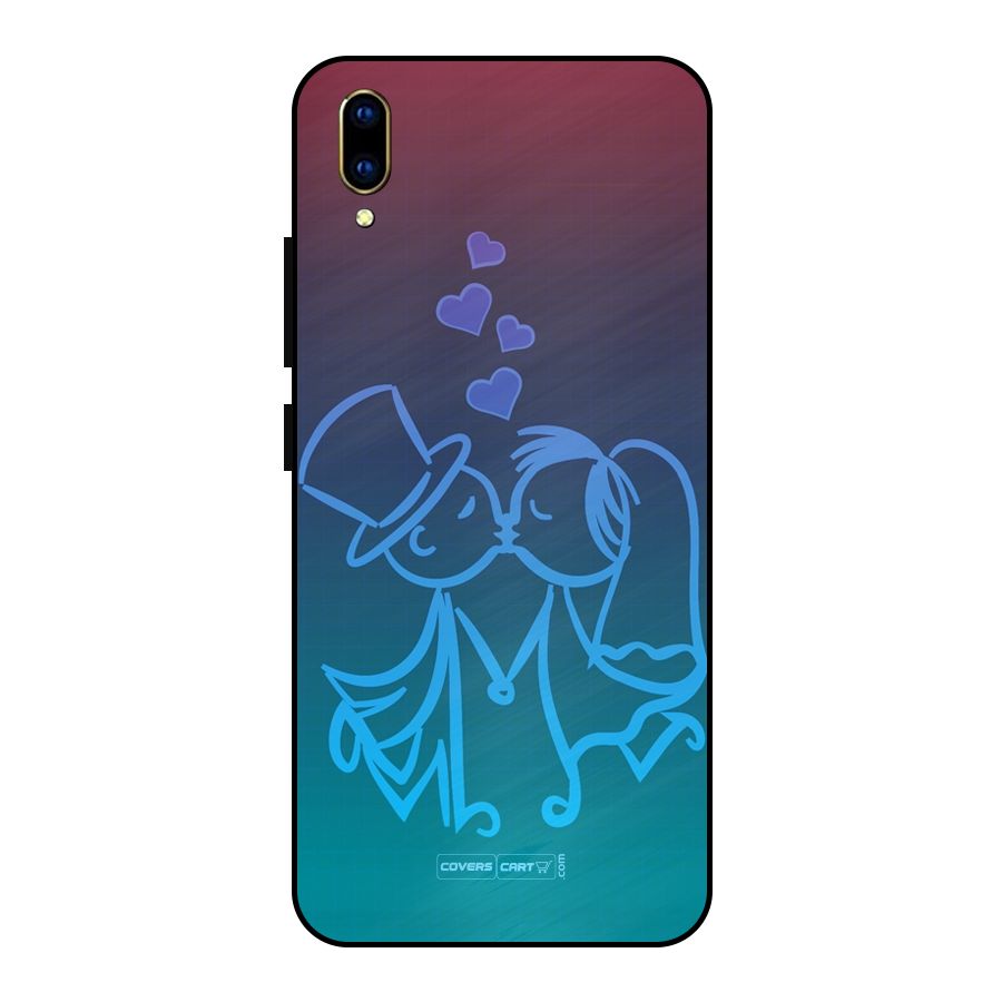 Cute Love Metal Back Case for Vivo V11 Pro