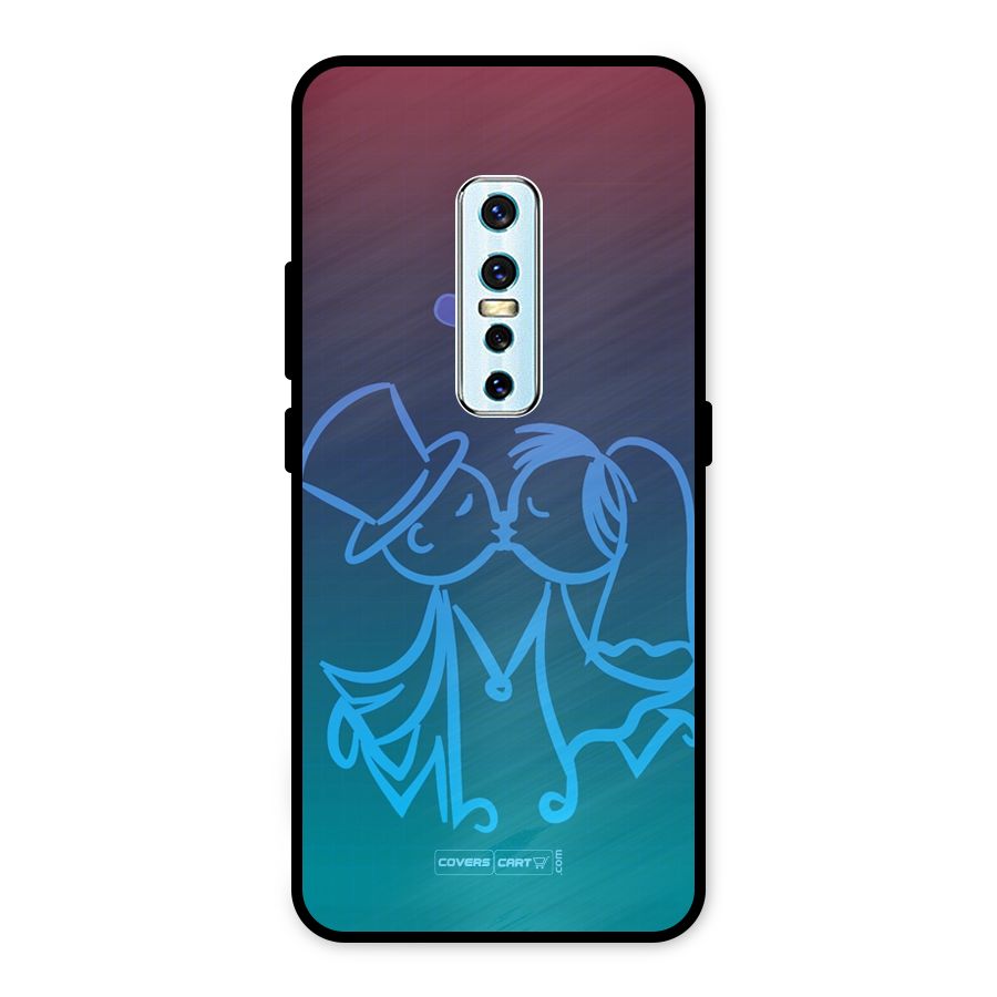 Cute Love Metal Back Case for Vivo V17 Pro