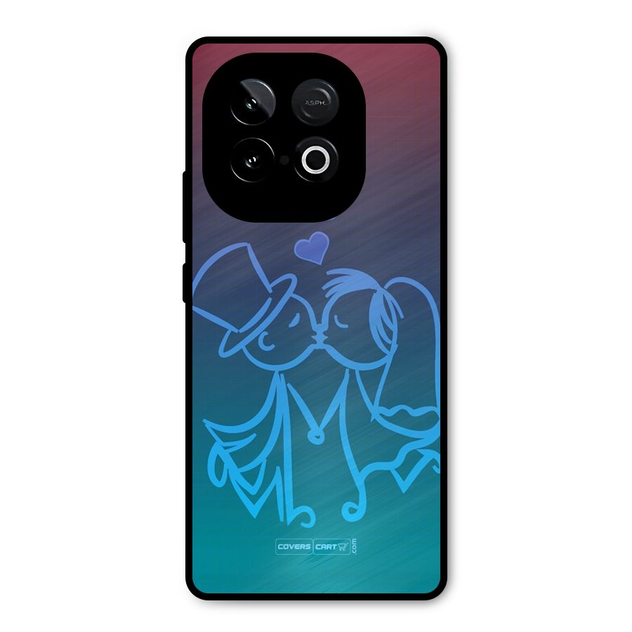 Cute Love Metal Back Case for iQOO Neo 10