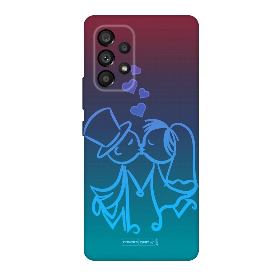 Cute Love Original Polycarbonate Back Case for Galaxy A53 5G