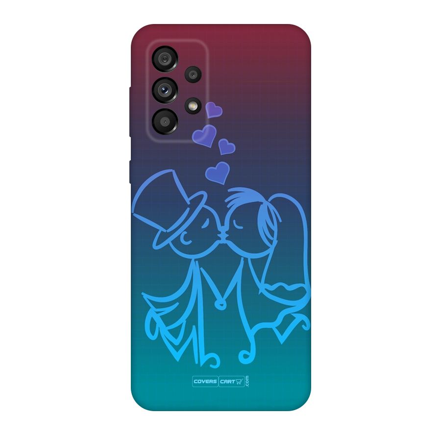 Cute Love Original Polycarbonate Back Case for Galaxy A73 5G