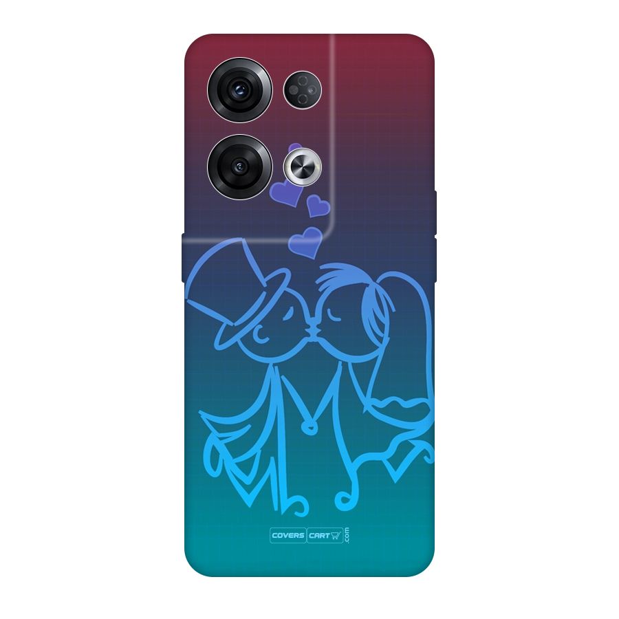 Cute Love Original Polycarbonate Back Case for Oppo Reno8 Pro 5G