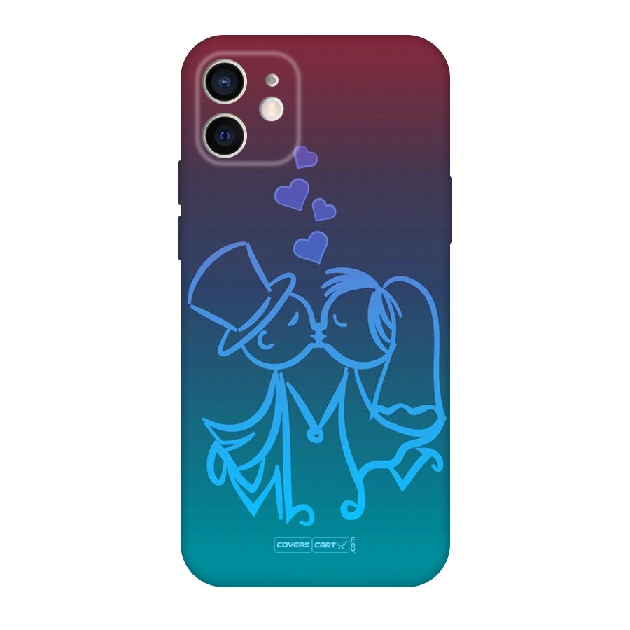 Cute Love Original Polycarbonate Back Case for iPhone 12