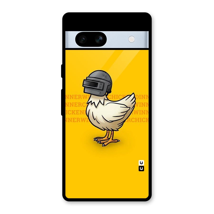 Cute Mask Glass Back Case for Google Pixel 7a