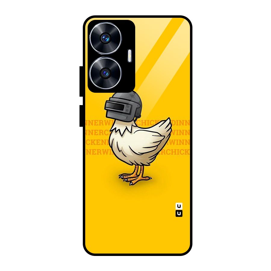 Cute Mask Glass Back Case for Realme Narzo N55
