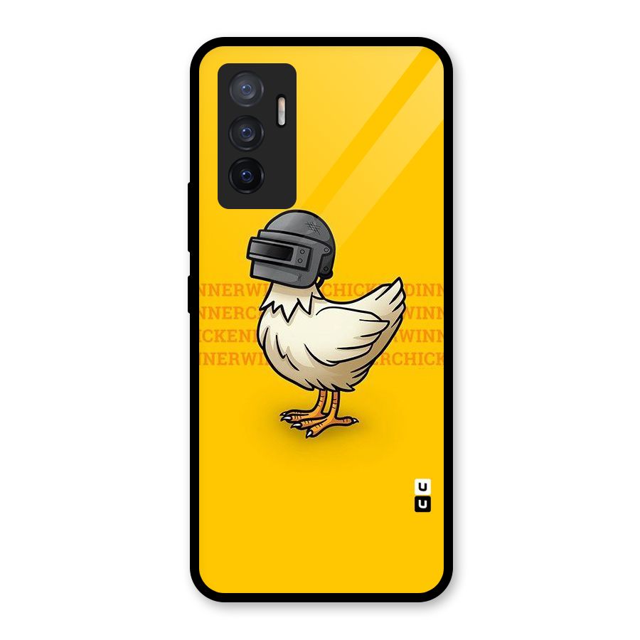 Cute Mask Glass Back Case for Vivo V23e