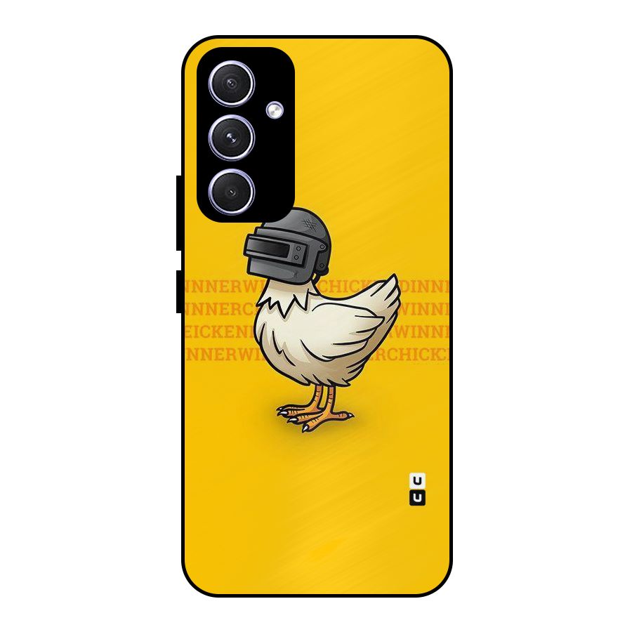 Cute Mask Metal Back Case for Galaxy A54