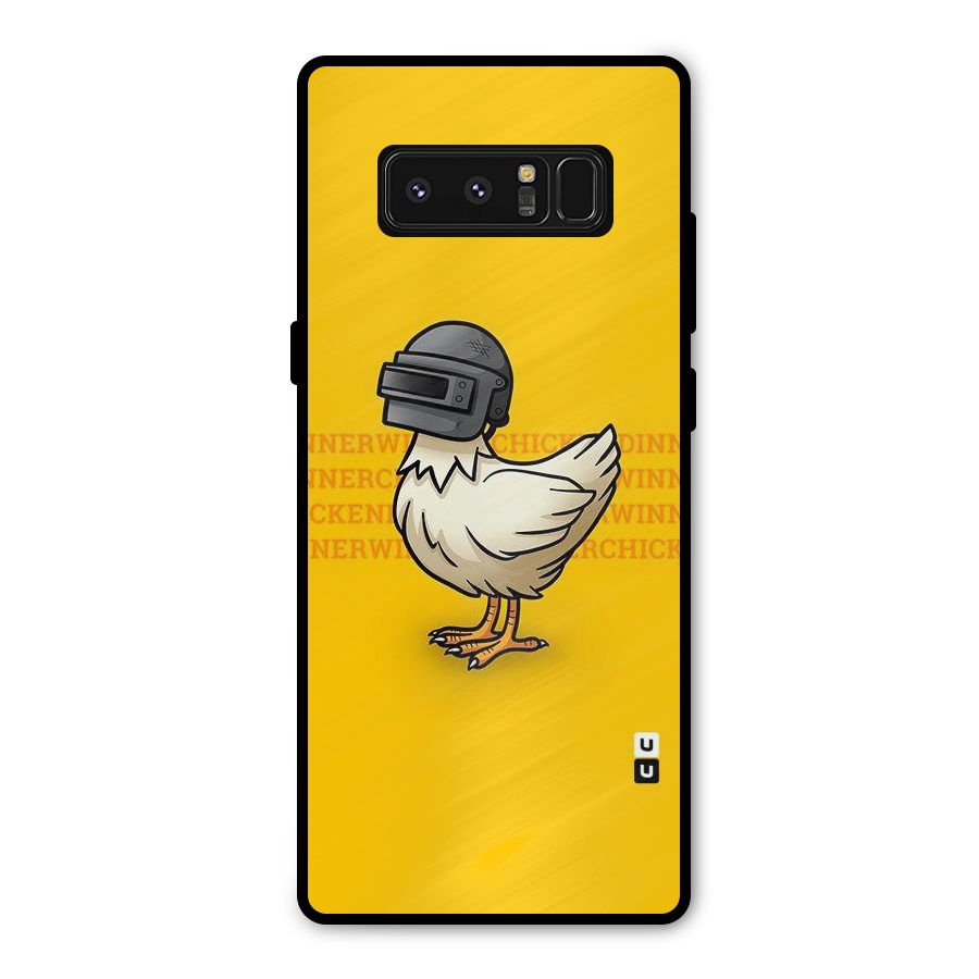 Cute Mask Metal Back Case for Galaxy Note 8