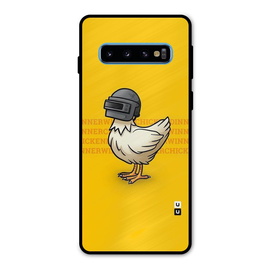 Cute Mask Metal Back Case for Galaxy S10