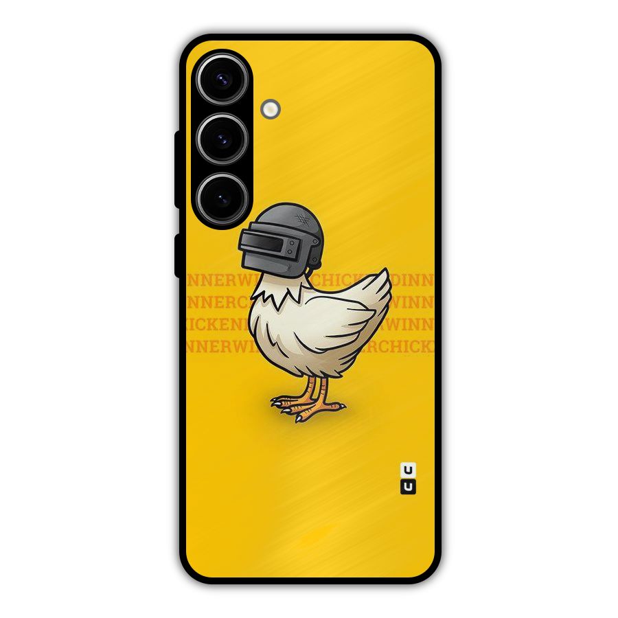Cute Mask Metal Back Case for Galaxy S24 Plus