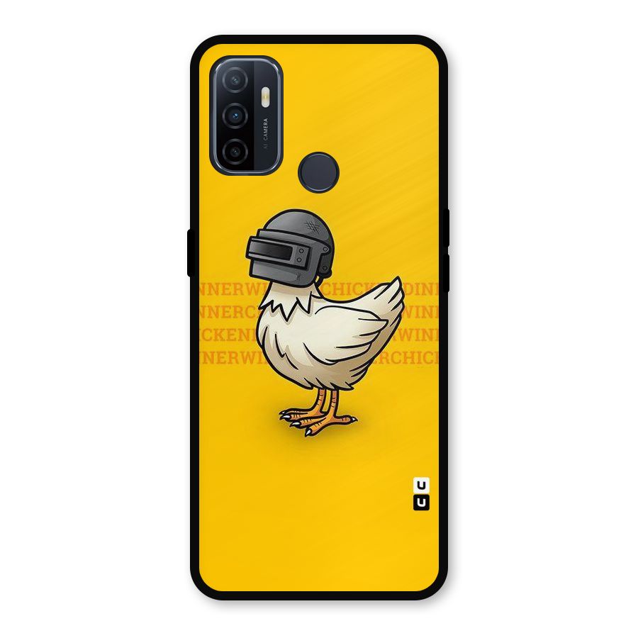 Cute Mask Metal Back Case for Oppo A53