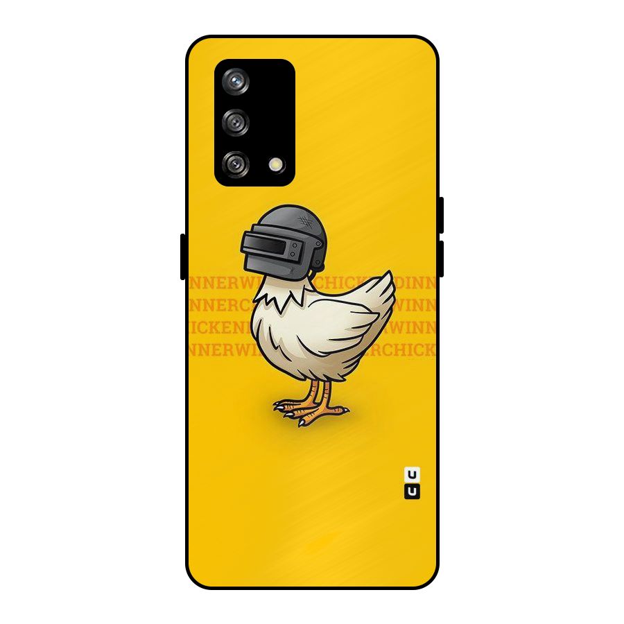 Cute Mask Metal Back Case for Oppo F19