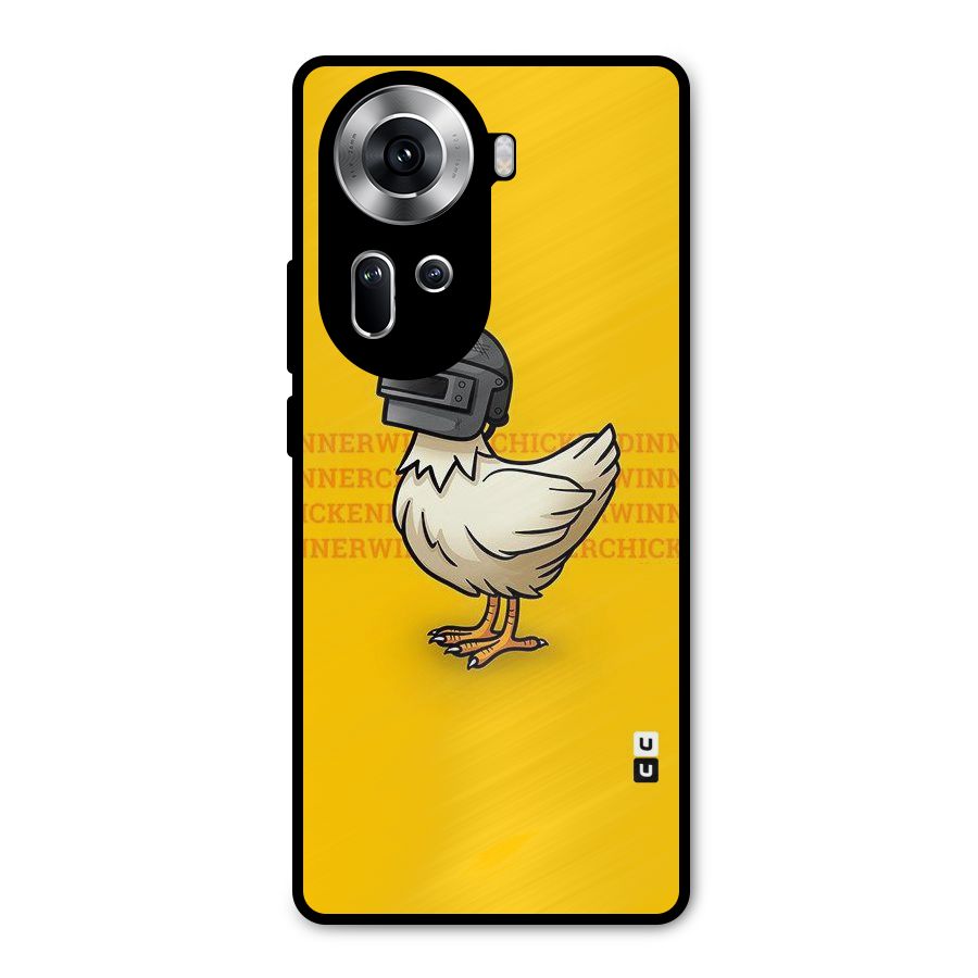 Cute Mask Metal Back Case for Oppo Reno11 5G