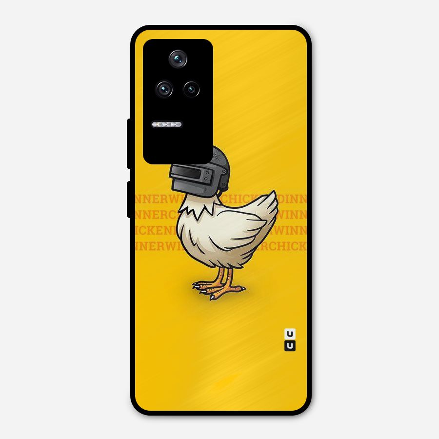 Cute Mask Metal Back Case for Poco F4 5G