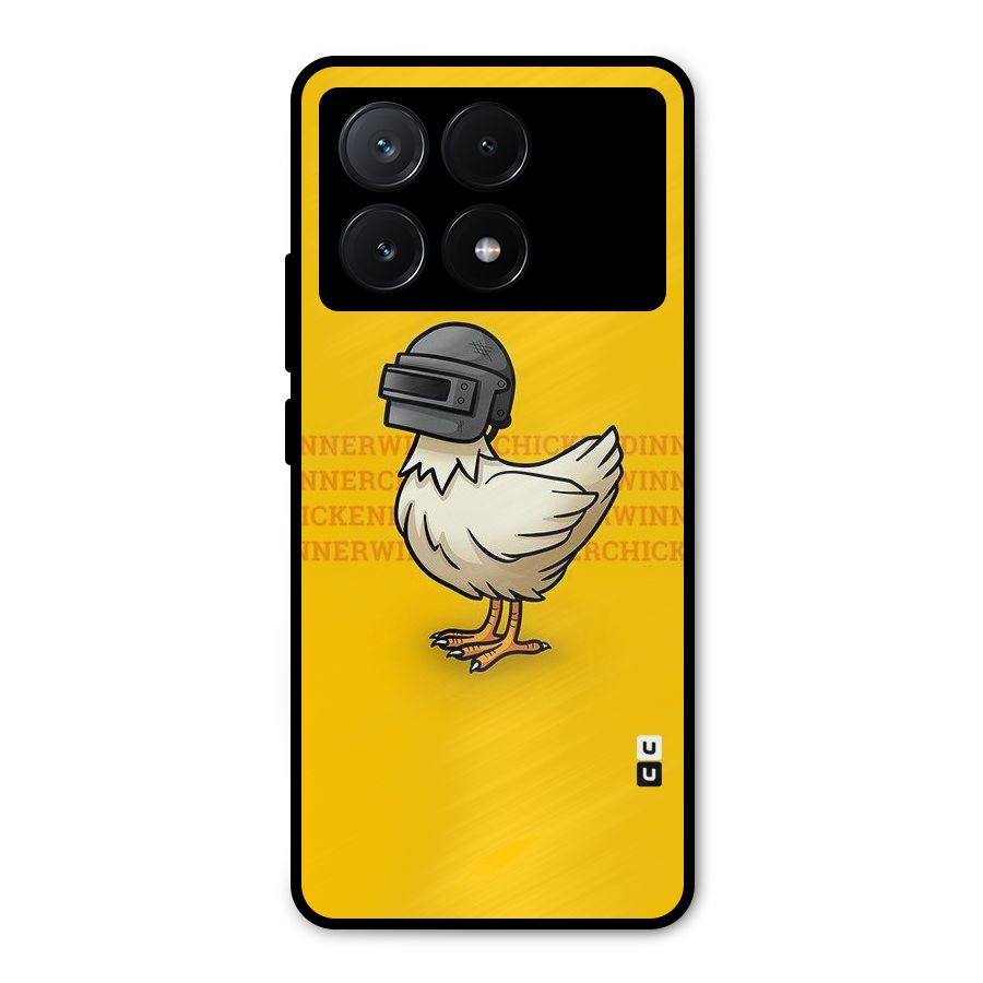 Cute Mask Metal Back Case for Poco X6 Pro