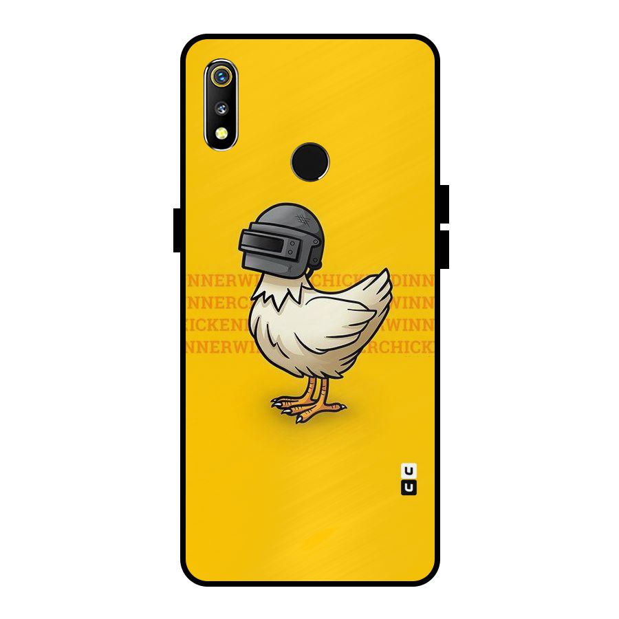 Cute Mask Metal Back Case for Realme 3