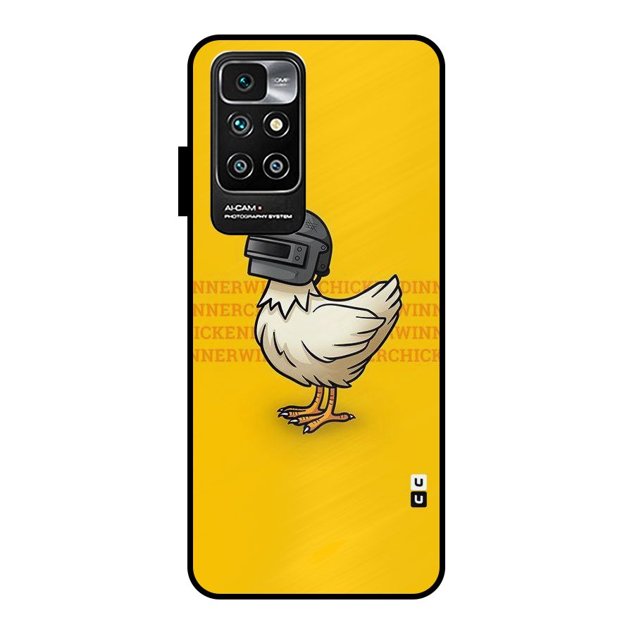 Cute Mask Metal Back Case for Redmi 10 Prime