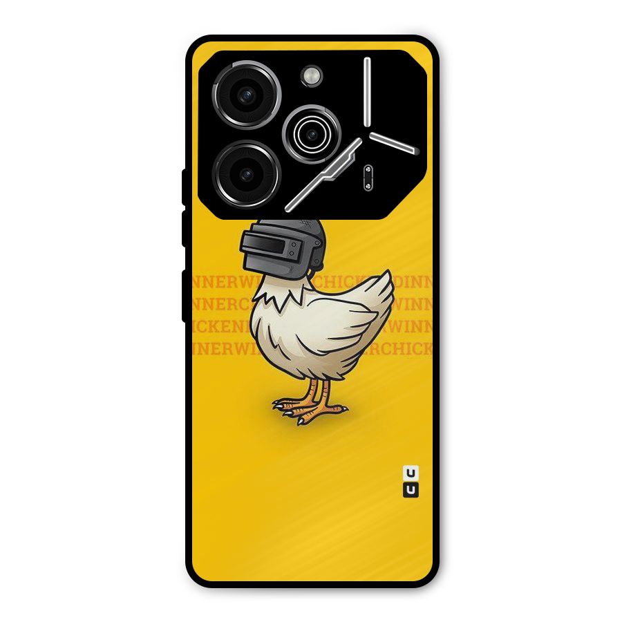 Cute Mask Metal Back Case for Tecno Pova 6 Pro