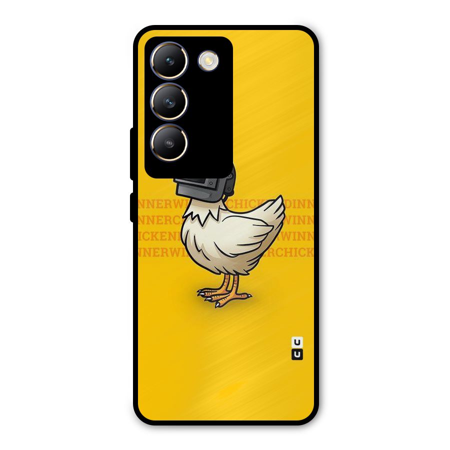 Cute Mask Metal Back Case for Vivo T3 5G
