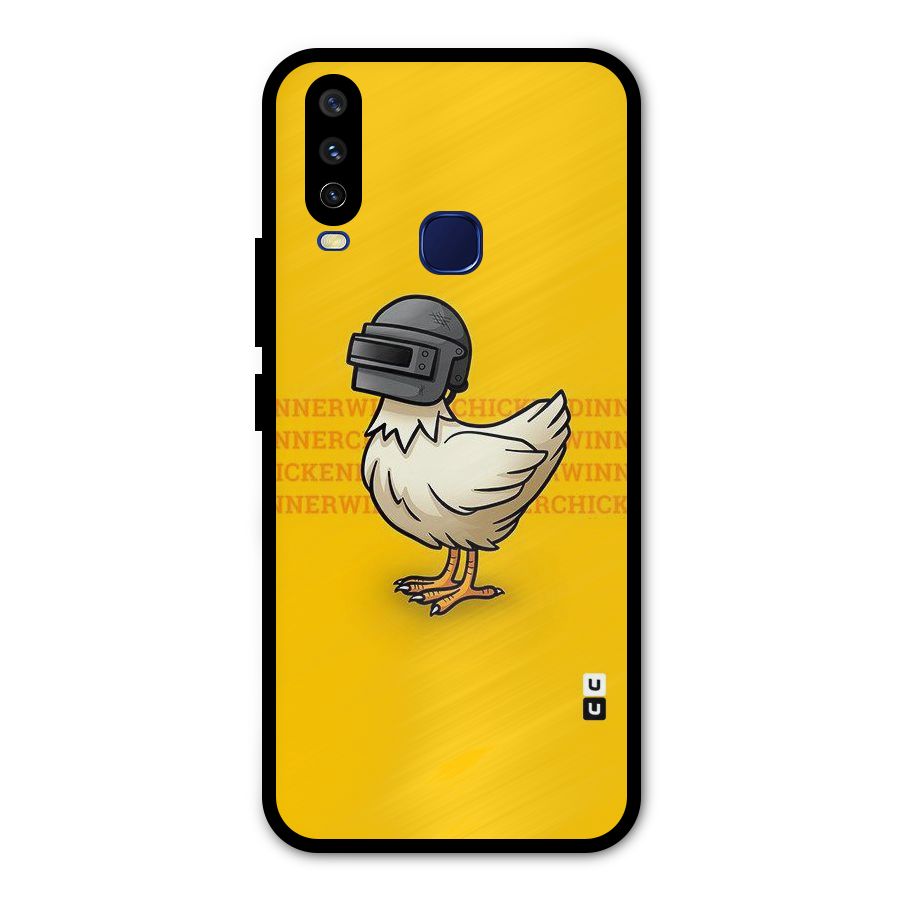 Cute Mask Metal Back Case for Vivo Y15