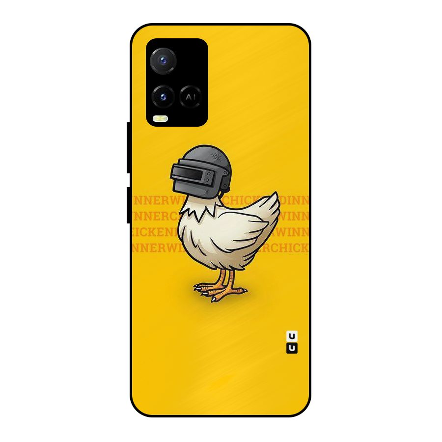 Cute Mask Metal Back Case for Vivo Y21