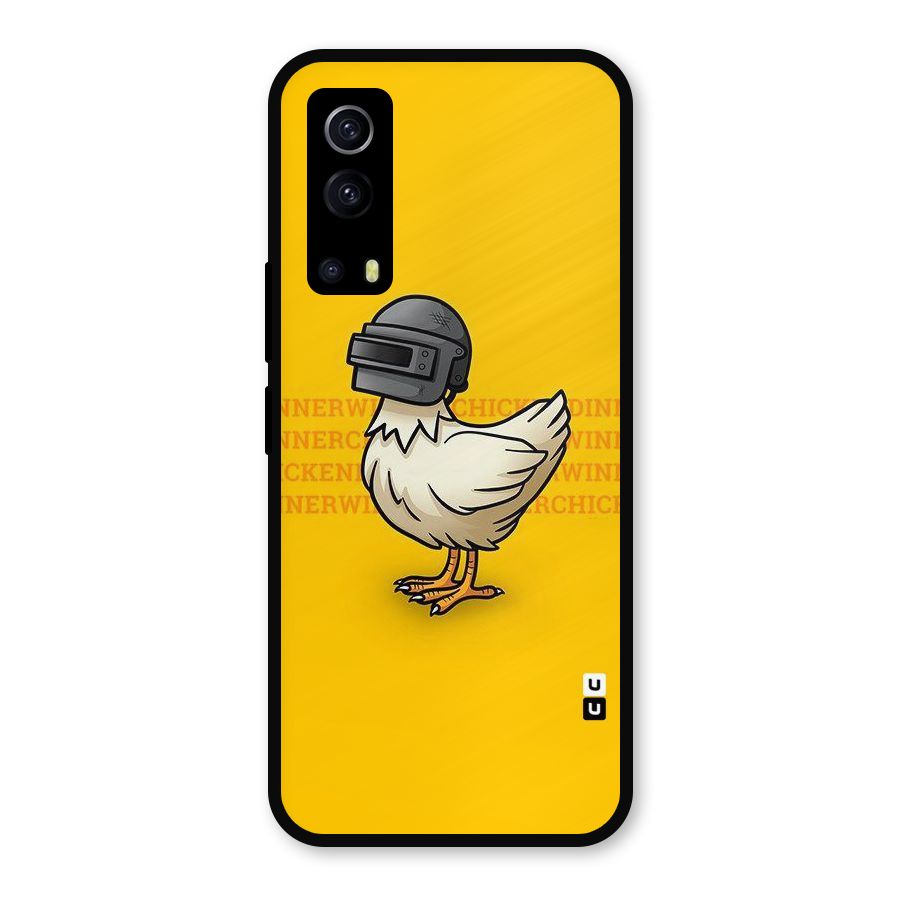 Cute Mask Metal Back Case for iQOO Z3