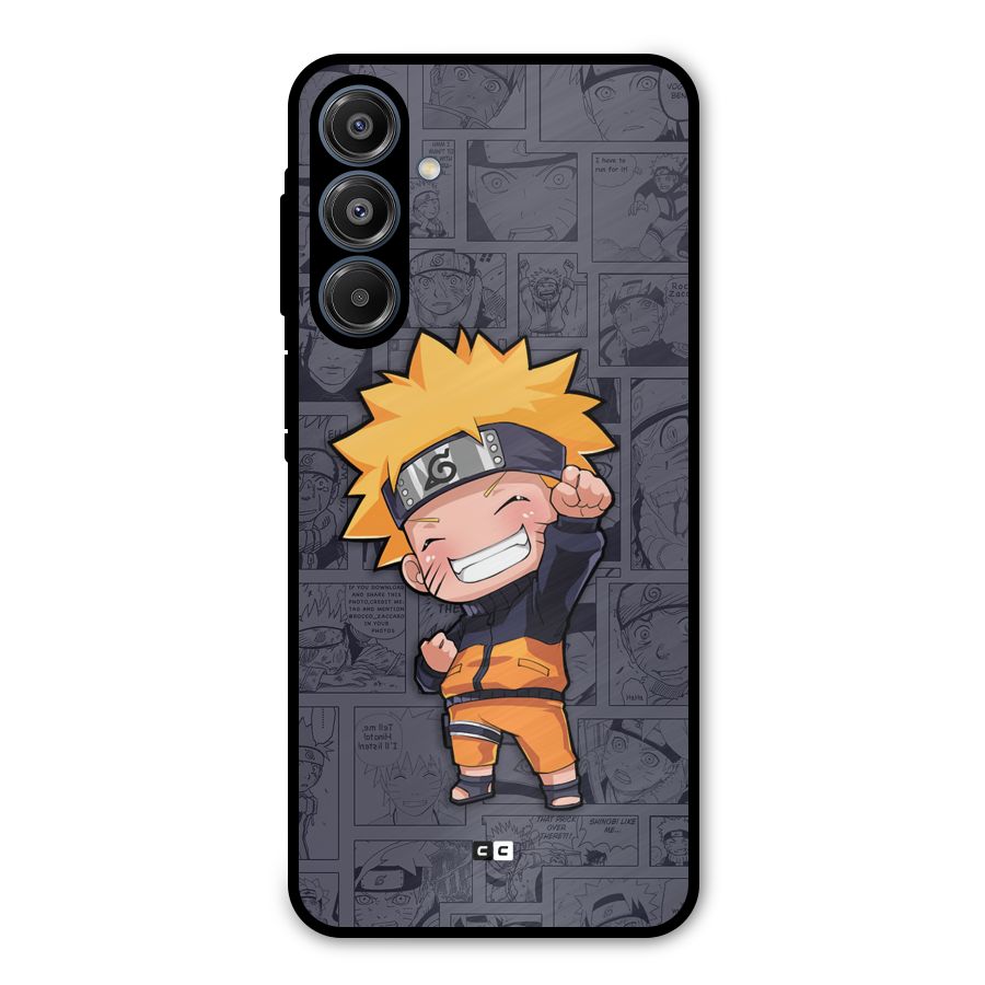 Cute Naruto Uzumaki Metal Back Case for Galaxy A16 5G