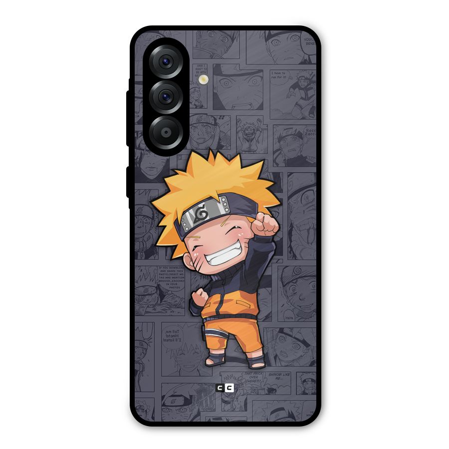 Cute Naruto Uzumaki Metal Back Case for Galaxy A56