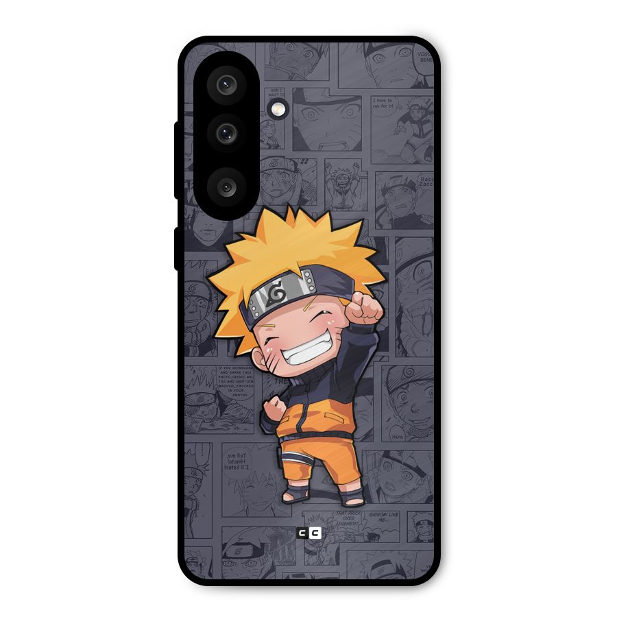 Cute Naruto Uzumaki Metal Back Case for Galaxy M56
