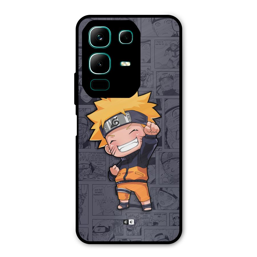 Cute Naruto Uzumaki Metal Back Case for Infinix Note 50x