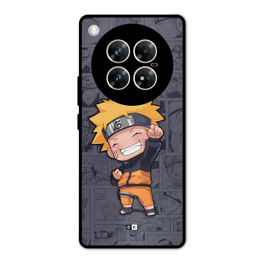 Cute Naruto Uzumaki Metal Back Case for Infinix Zero 40 5G