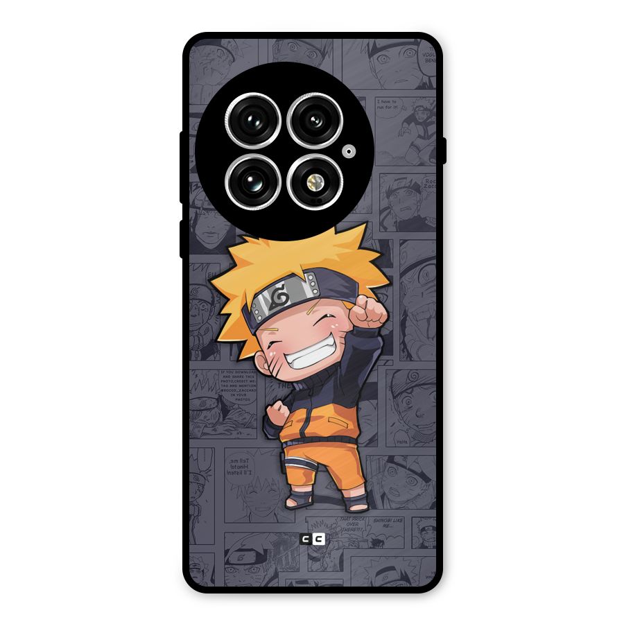Cute Naruto Uzumaki Metal Back Case for OnePlus 13