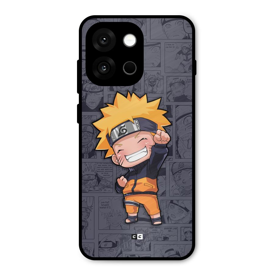 Cute Naruto Uzumaki Metal Back Case for OnePlus 13s