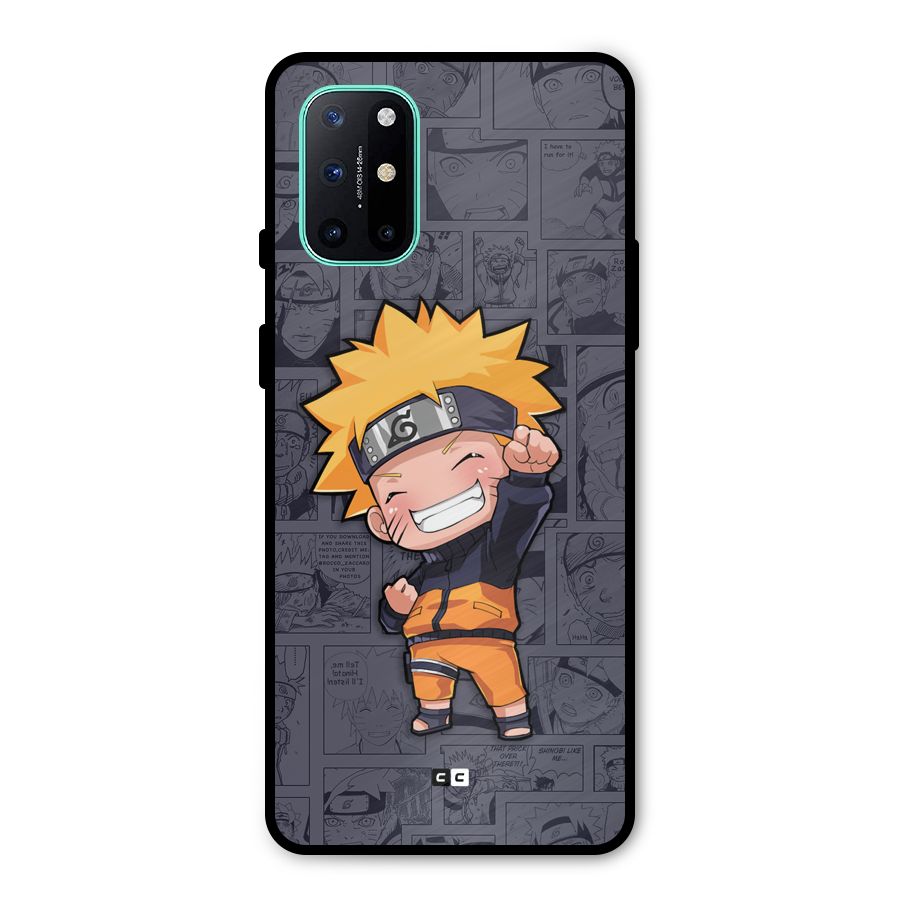 Cute Naruto Uzumaki Metal Back Case for OnePlus 8T