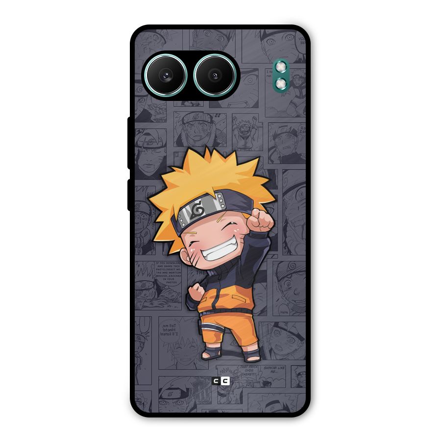 Cute Naruto Uzumaki Metal Back Case for OnePlus Nord 4