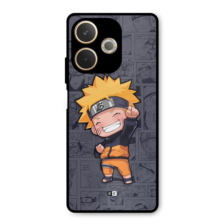 Cute Naruto Uzumaki Metal Back Case for Oppo A5 Pro