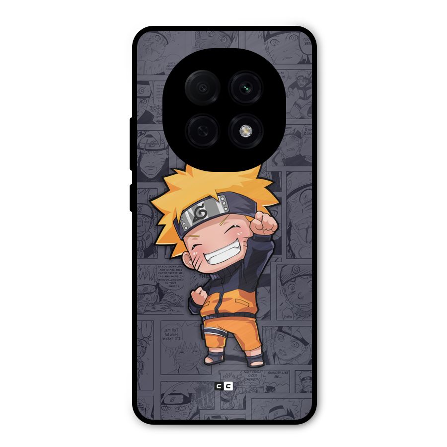 Cute Naruto Uzumaki Metal Back Case for Oppo F29 Pro
