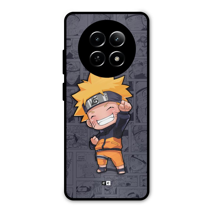 Cute Naruto Uzumaki Metal Back Case for Realme 12 5G