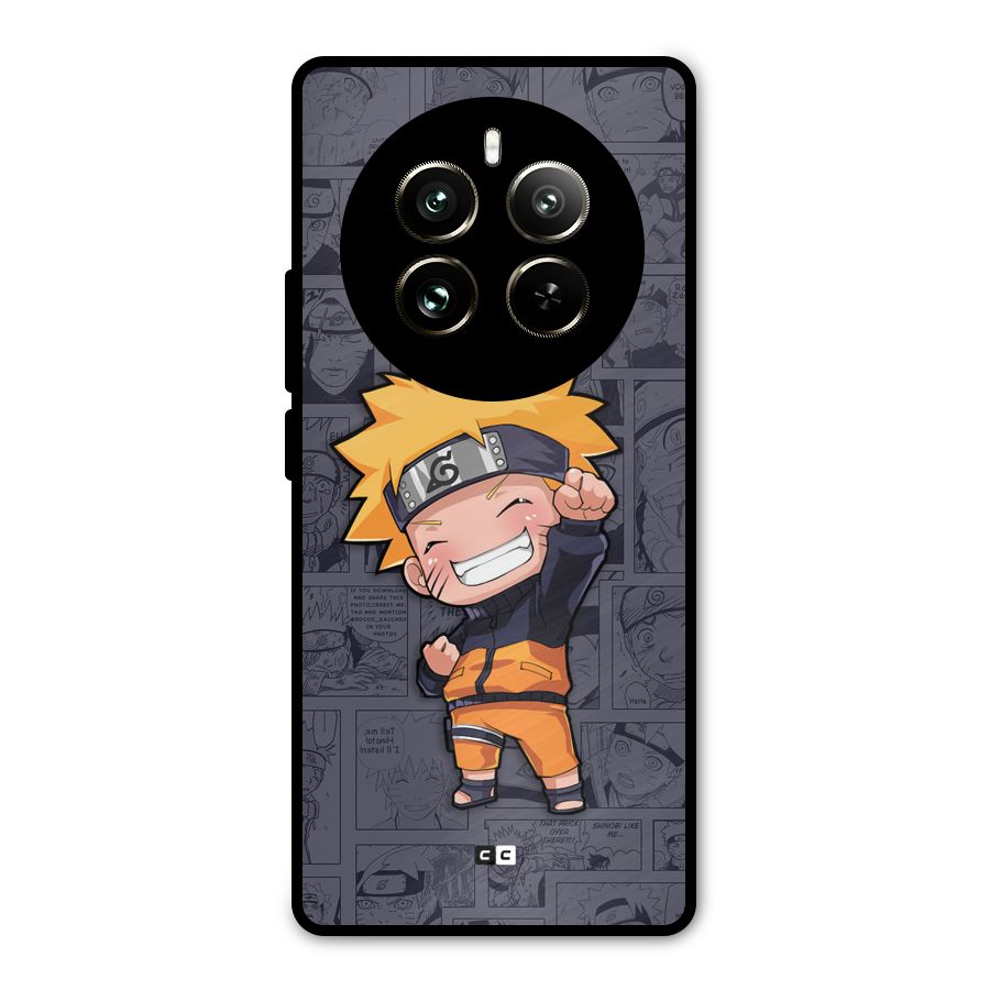 Cute Naruto Uzumaki Metal Back Case for Realme 12 Pro