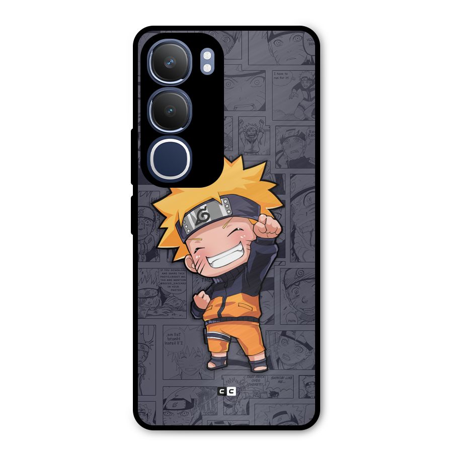 Cute Naruto Uzumaki Metal Back Case for Vivo Y29
